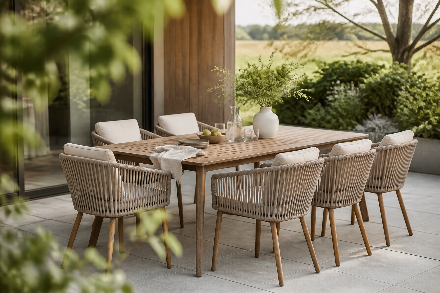 De beste tuinset voor 6 personen: ruim zitten zonder gedoe