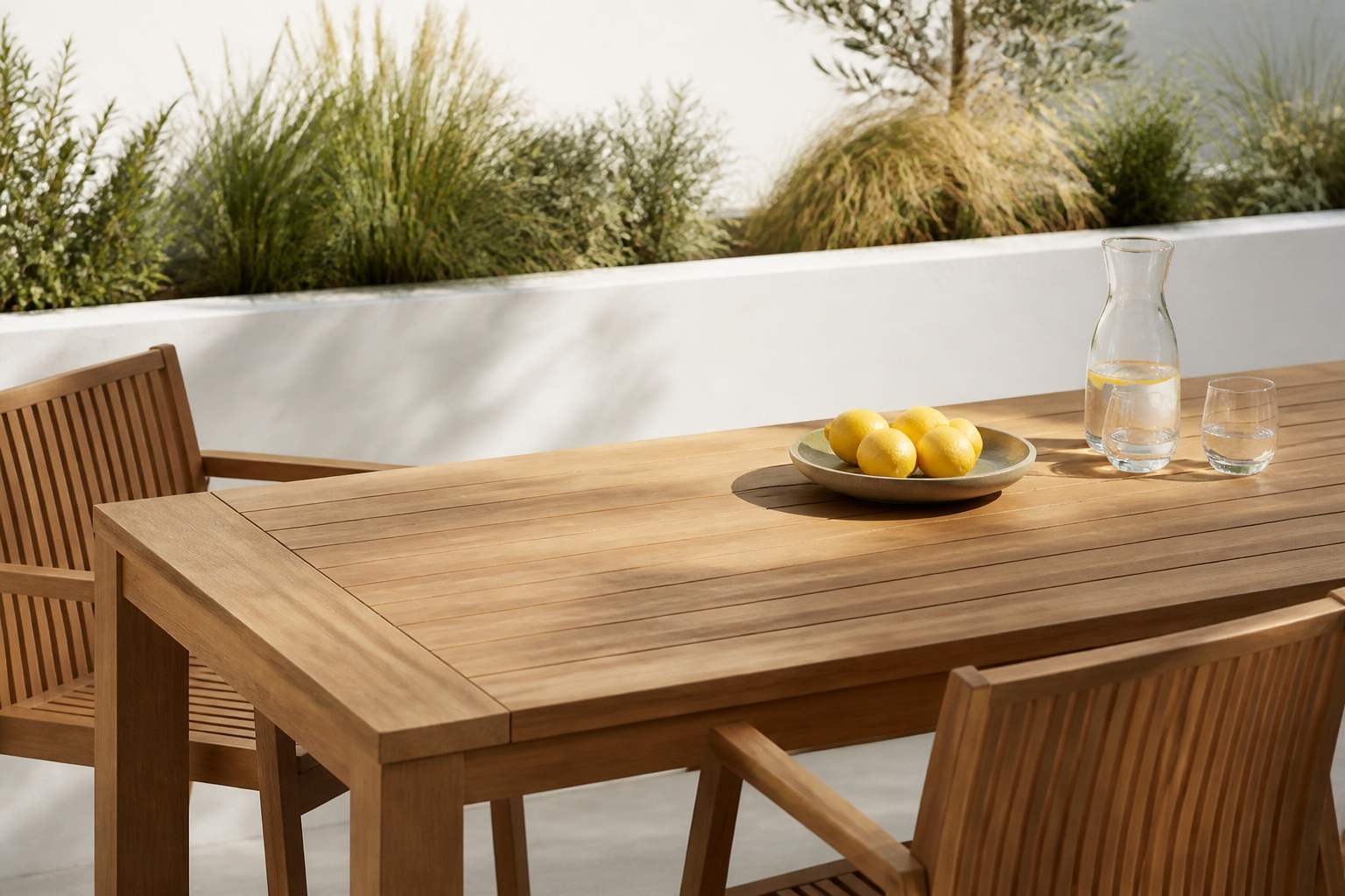 Teakhouten of acaciahouten tuintafel: welke is de betere koop?